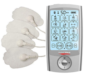 4 Channel TENS Machine with Sticky Pads
